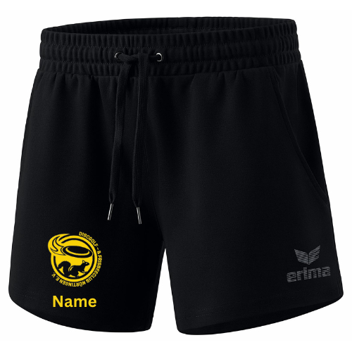 Damen Sweatshorts mit Seitentaschen Inklusive Vereinswappen DFC Nürtingen