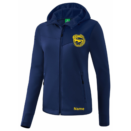 Damen Softshelljacke Inklusive DFC Nürtingen und Vereinswappen